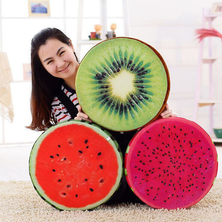 3D Cute Fruit Plush Pillow