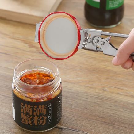 Premium Stainless Steel Adjustable Jar Opener