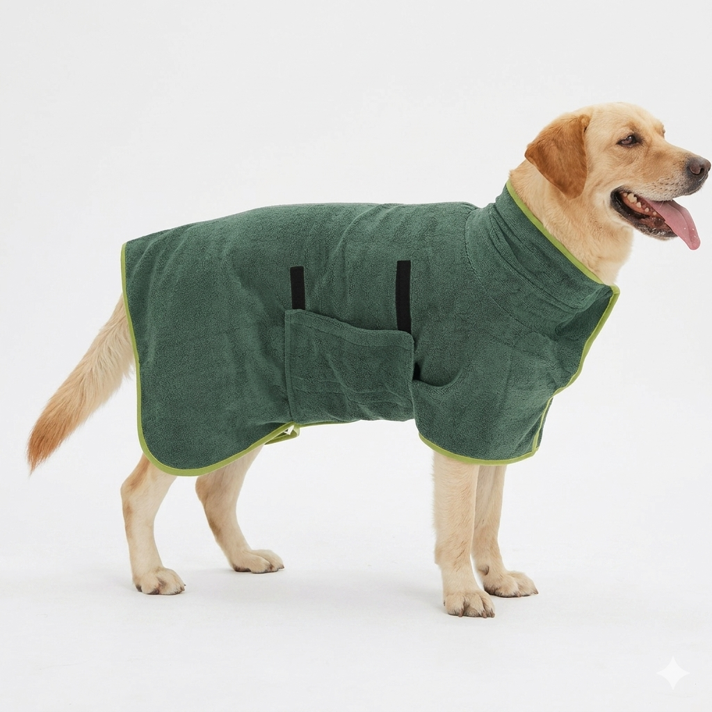 Pet Bathrobe Fast Drying Towel