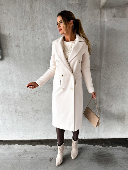 Double-Breasted Long Coat