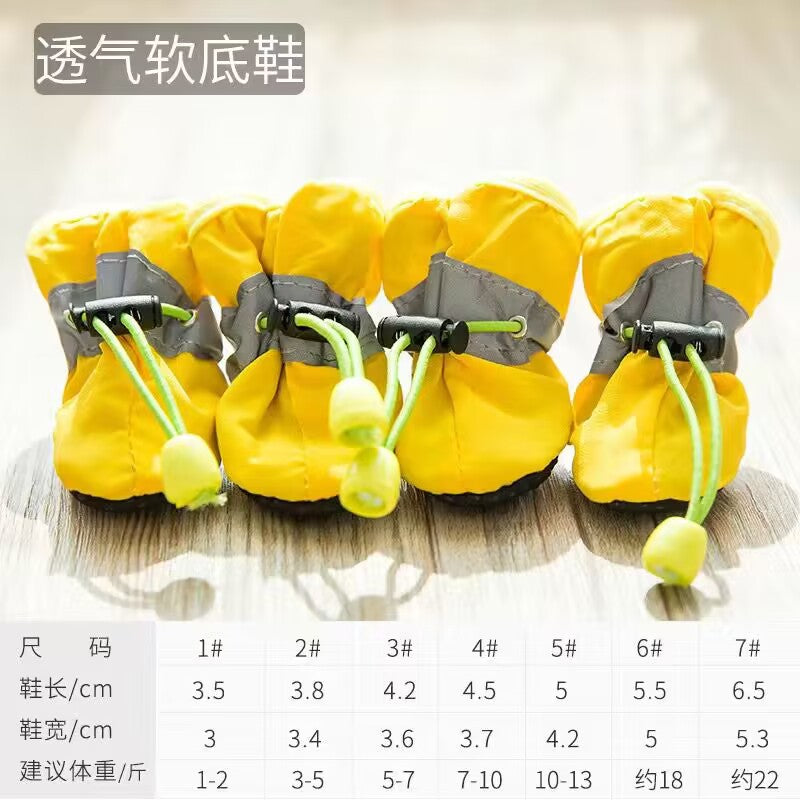 Non-Slip Waterproof Dog Booties