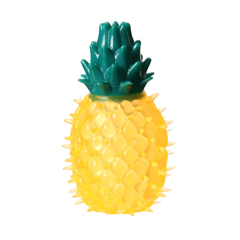 Pet Fruit Sound Pineapple and Lemon Chew Toy